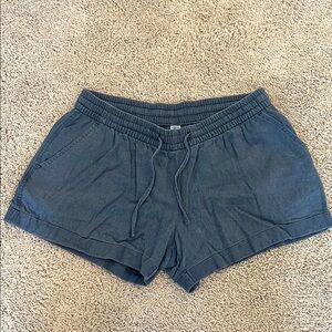 Women's Old Navy Linen Blend Navy Blue Shorts